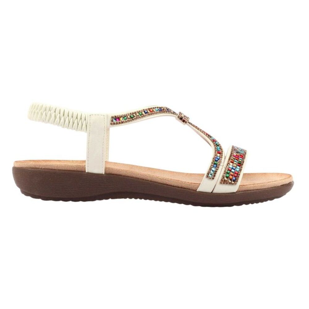 Lunar Womens/Ladies Novi Sandals / White